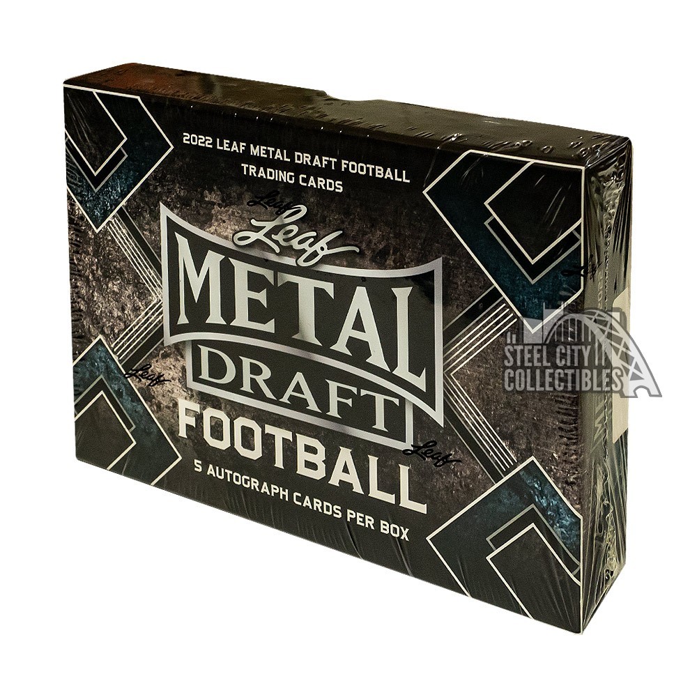 2022 Leaf Metal Draft Football Hobby Box