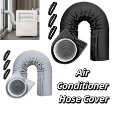 Portable AC Hose Insulation Sleeve Adjustable Air Conditioner Hose Cover Wrap UK