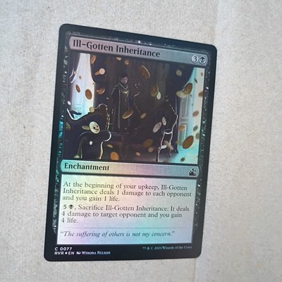 Magic the Gathering MTG Ill-Gotten Inheritance (77) Ravnica Allegiance Foil LP