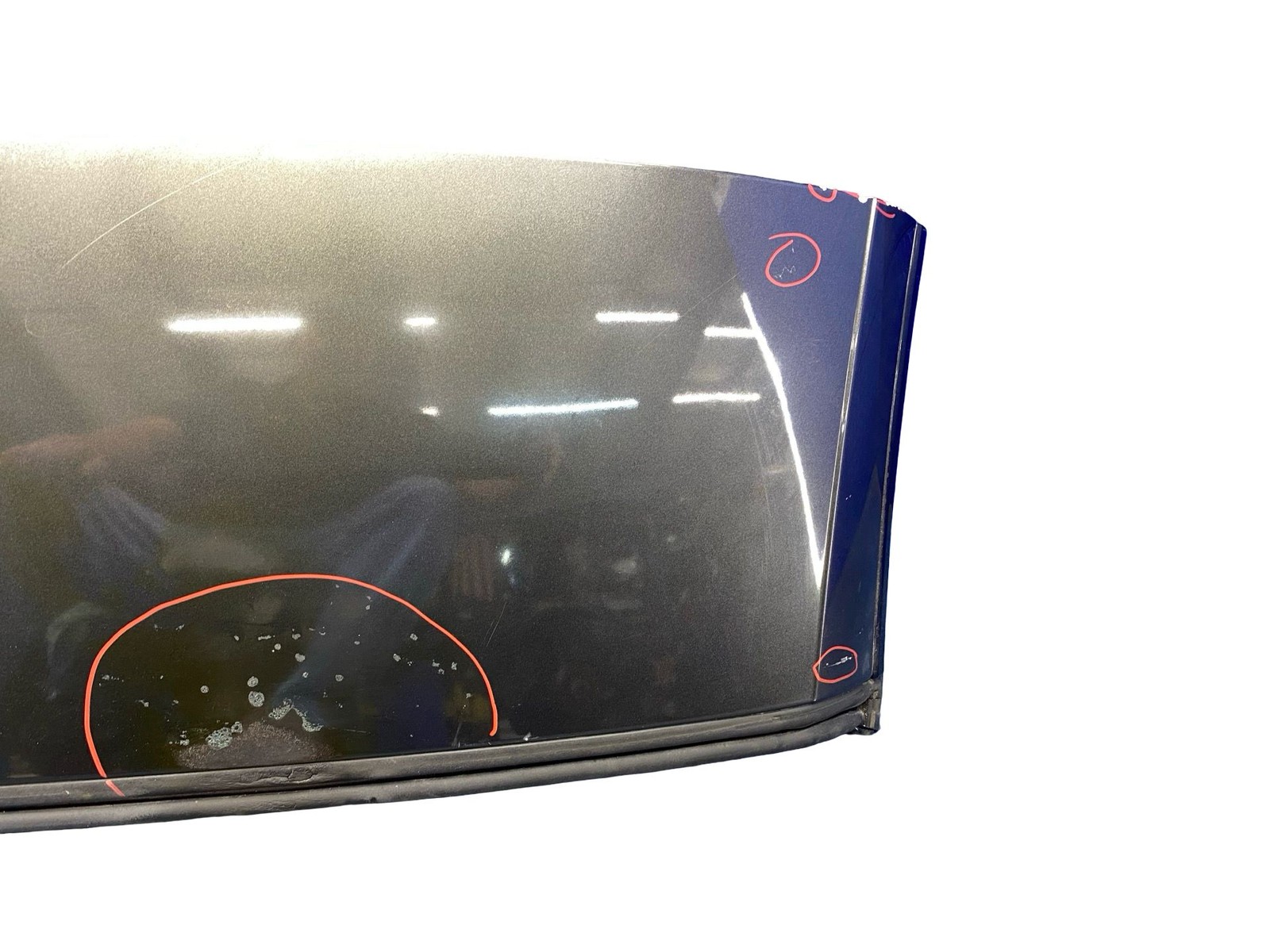 2016-2021 Mclaren 570s Convertible Top Upper Forward Panel Gray *CHIPPED* oem