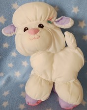 1993 Puffalump White Lamb Sheep 12" Fisher Price Plush 8096 Vintage