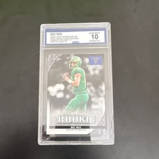 Leaf 2023 Bo Nix Rookie Base Set FL-02 Oregon Ducks NCAA Football Card. rookie card picture