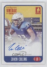 2021 Onyx Vintage Auto Blue Ink /400 Zaven Collins #FAZC Auto rf2