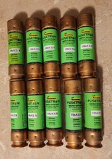 NOS Lot Of 10 Bussmann Fusetron FRN-R 35 250 Volt Dual Element Fuse