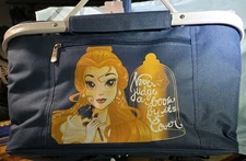 METRO COLLAPSIBLE FOLDING  PICNIC BASKET INSULATED TOTE DISNEY BELLE