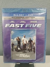 Fast Five (Blu-ray/DVD, 2011, Widescreen) Extended Edition Brand New Sealed