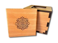 IQ Puzzle Box | Eucalyptus Wood Spin Box