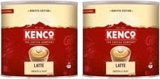 Kenco Latte Instant Coffee Tin 1 kg (Pack of 2)