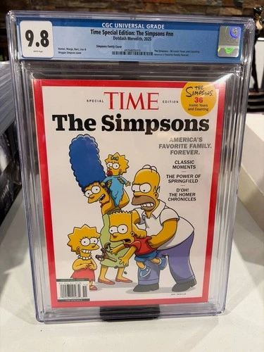 Time Magazine Special Edition 2025-The Simpsons - CGC 9.8 - Family Variant L@@K!