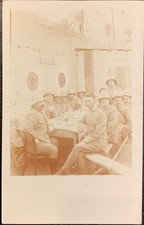 🧧🧧 Cartolina Guerra Italo-Turca - Soldati in divisa a tavola 1911 - FP/NV