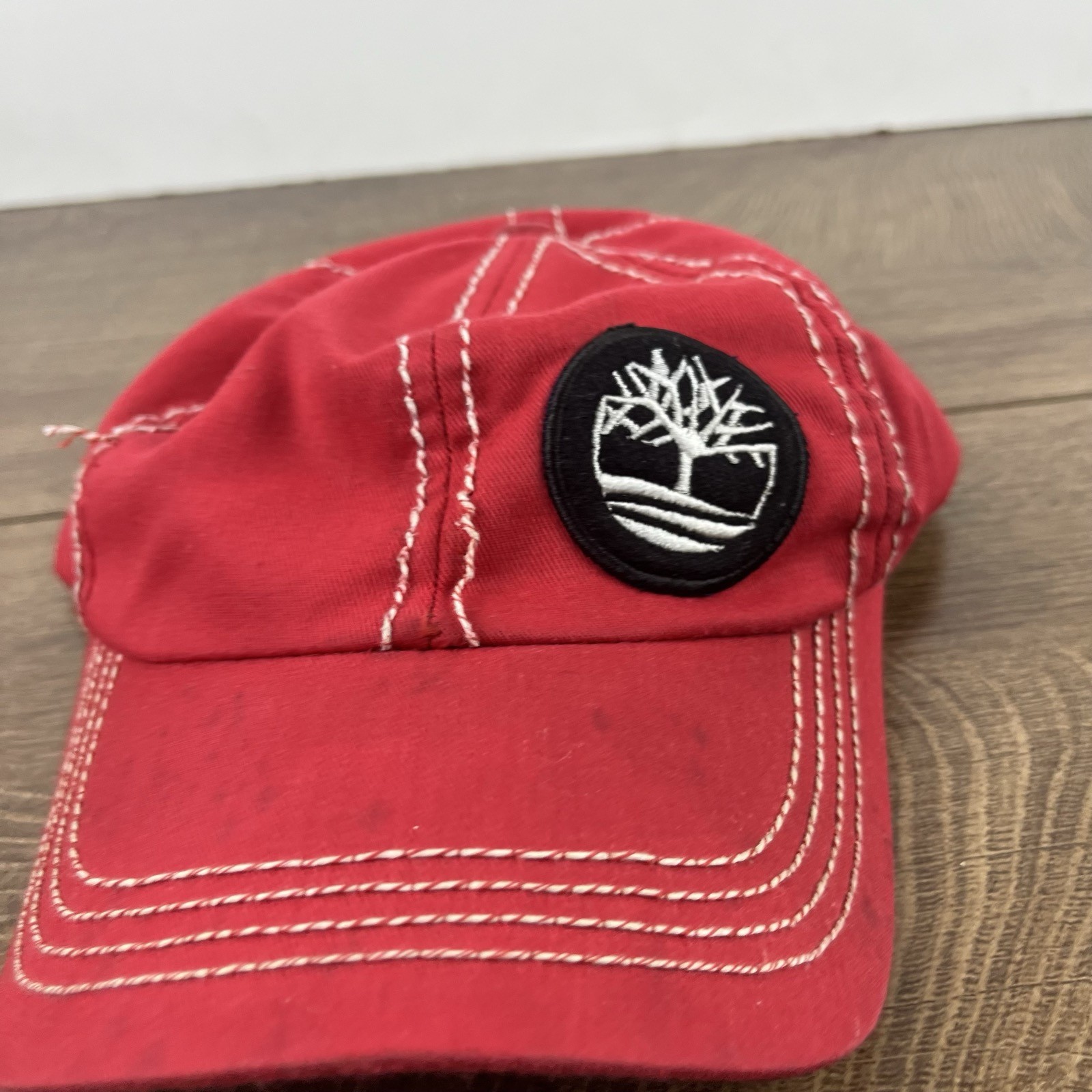 Tree Baseball Hat Red Cap Adjustable Hat Red Adul… - image 6