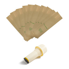 Vorwerk Folletto bocchettone porta sacchetto con 10 sacchetti per vk116 - vk117 