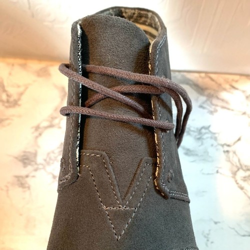 TOMS Desert Wedge Womens Shoes Castlerock Grey Suede Leather Size 8 - Picture 10 of 15