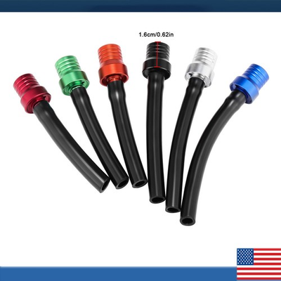 #ad 6 Motorcycle Gas CAP VENT Tank Fuel Air Breather Valve Hose Tube Dirt $8.19