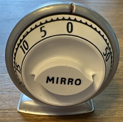Vintage Mirro Aluminum 60-Minute Mechanical Kitchen Timer by Robertshaw-Fulton