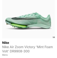 DR9908-300 Size 11.5 Nike Air Zoom Victory   Mint Foam Volt  Track Spikes