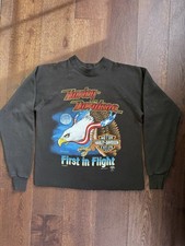 Vtg 80s Harley Davidson Eagle Crewneck Sweatshirt XL