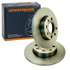 2x DENCKERMANN BREMSSCHEIBEN 236mm VOLL VORNE passend für OPEL ASCONA ASTRA CORS