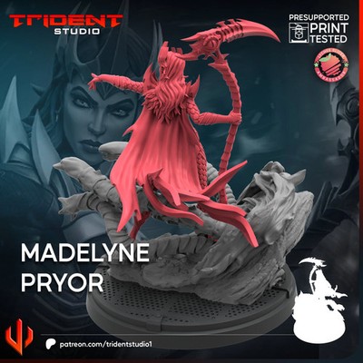 Madelyne Pryor 40mm Miniature Marvel Crisis Protocol Proxy Miniature | Trident M
