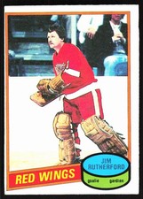 1980-81 O-Pee-Chee Jim Rutherford Detroit Red Wings #125