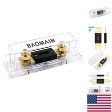 High-Current 300A ANL Fuse Holder Kit for Power Inverters and Audio Systems