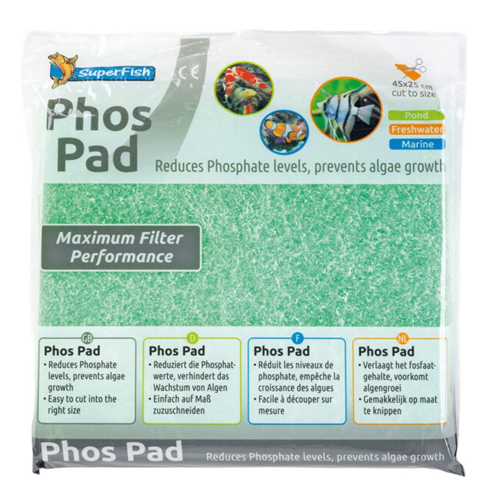 SuperFish Aquarium Fish Tank Phos Pad 45x25cm