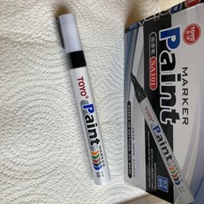 Black Permanent Oil Based Paint Pen Car Bike touch up Metal Marker waterproof