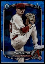2025 Bowman Chrome Sapphire Spencer Giesting #BCP-165 Blue 1st Bowman