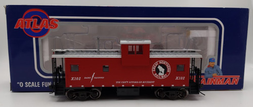 Atlas 0762-1 escala O Great Northern Caboose #X102 (2 rieles) EX/caja | Condition: Used