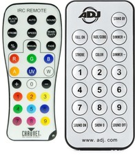 Chauvet DJ IRC-6 Infrared Remote Control ADJ UC IR Value Bundle