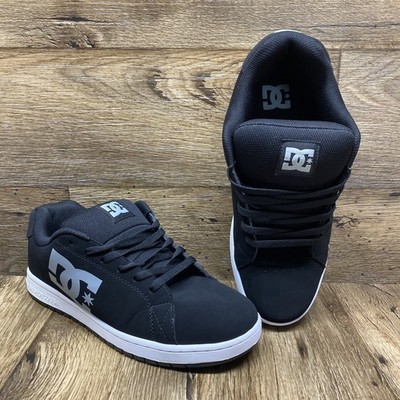 DC Shoes Gaveler Shoes Mens Size 11.5 Black Grey Leather Sneakers ADYS100536