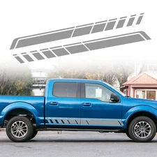 Car Auto Racing Body Side Stripes Vinyl Modified Stripe Decal Cars Side Door ...