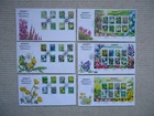 FULL SET (24 + M/Ss) 2005-07 JERSEY  WILD FLOWER DEFINITIVES on First Day Covers