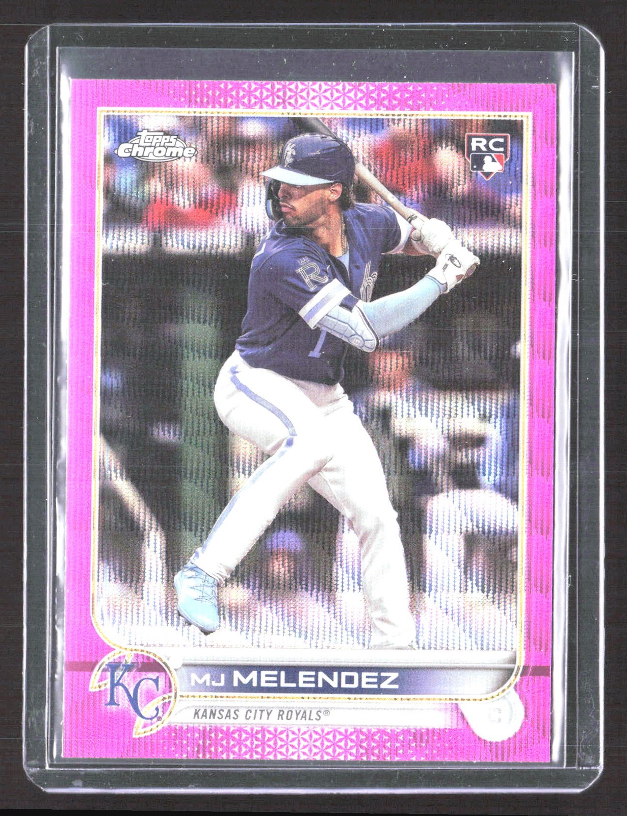 2022 Topps Chrome Update #USC38 MJ Melendez Pink Wave Refractor