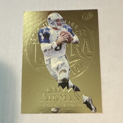 Fleer 1995 Fleer Ultra Troy Aikman Dallas Cowboys #71 Gold Medallion NFL