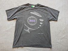 Garde Shirt Mens XL Gray Space Graphic The World Our Oyster Tee Made In USA