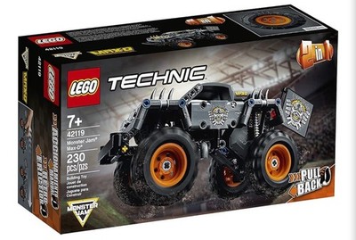 LEGO Technic 42119 Monster Jam Max-D NEW SEALED 2 in 1 Pull Back Retired Set
