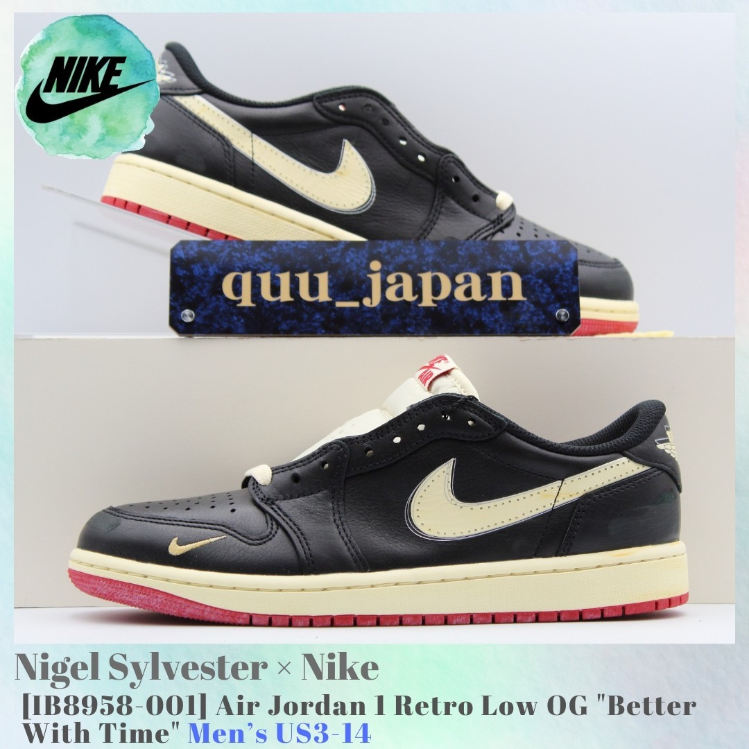Size 8.5 - Nigel Sylvester x Air Jordan 1 OG Low Better With Time