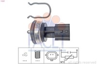 Facet Sensor, KüHlmitteltemperatur 7.3337 FüR Dacia Passend FüR Fiat