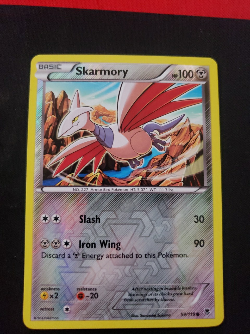 Skarmory 59/119 XY - Phantom Forces Reverse Holo