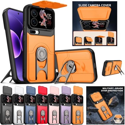 Handyhülle für Xiaomi 17 Pro Max 15T Redmi Note 14 Stoßfeste Armor Ständer Cover