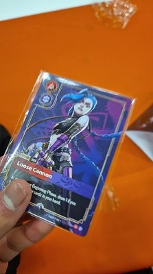 Riftbound Jinx Loose Cannon - Metal Plated OGN 251/298 Sealed