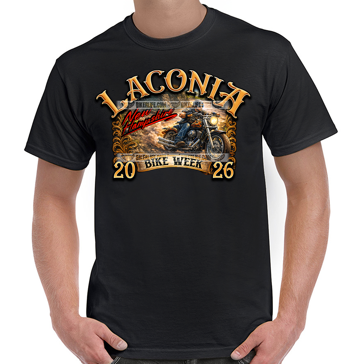 T-Shirt 2026 Laconia Motorcycle Week Train Race No Harley | eBay