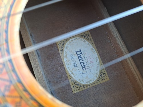 *Vintage DECCA DMI - 207 Acoustic Guitar Project AS IS - Picture 5 of 9