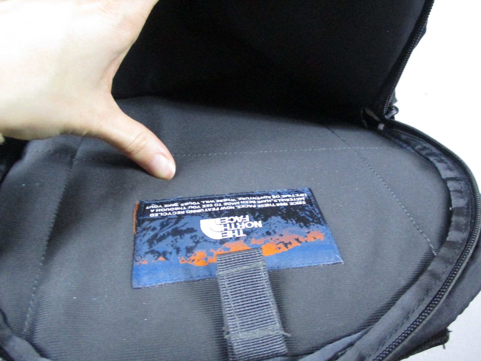 The North Face Backpack Solid Black Laptop Bag Bo… - image 11