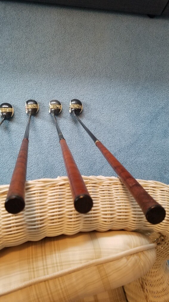 Rare '30's Men's & Women's MacGregor Master 30 Fancy Face Wood Sets