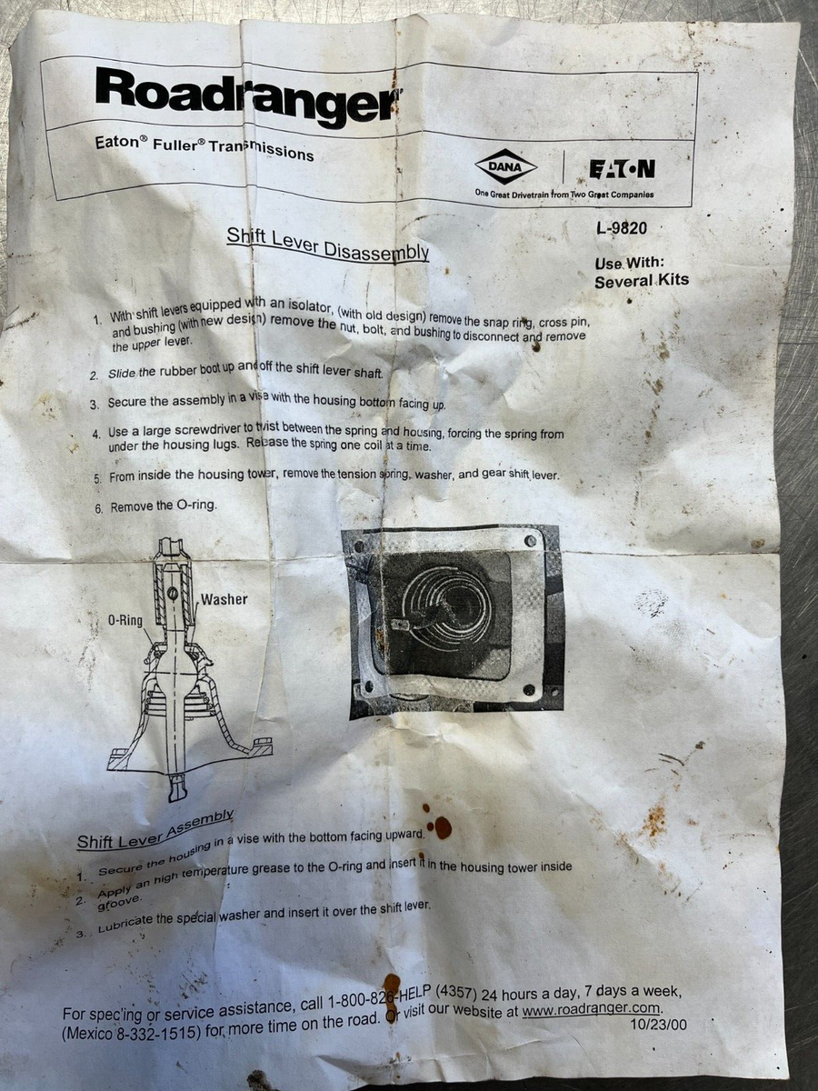 K1476 OEM Eaton Fuller Low Shift Lever HOUSING K-1476 **Partial L