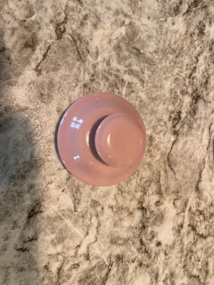 Tetera Chantal Rosa Cerámica Chantal 2003 Microondas Apta 3 Tazas Usada en Excelente Condición Foto 4 de 4