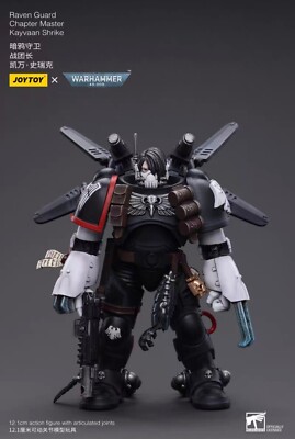 1/18 JOYTOY JT6427 Raven Guard Chapter Master Kayvaan Shrike Action Figure