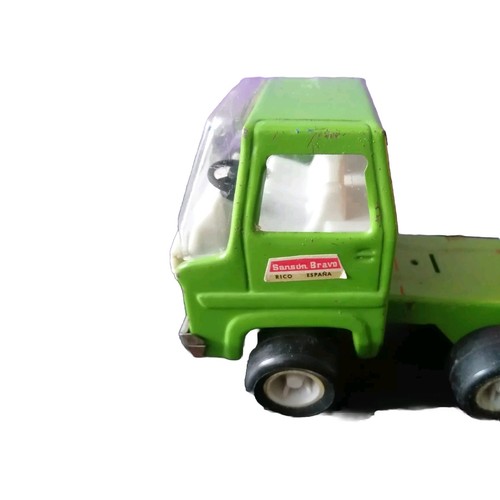 Sanson Brava Rico Espana Made In Spain Tipper Truck Orange & Green Used Vintage - Picture 8 of 11